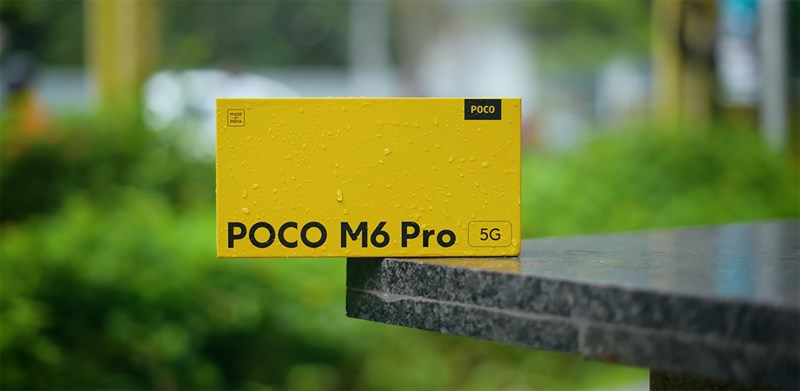 Hộp đựng POCO M6 Pro 5G được thiết kế quen thuộc