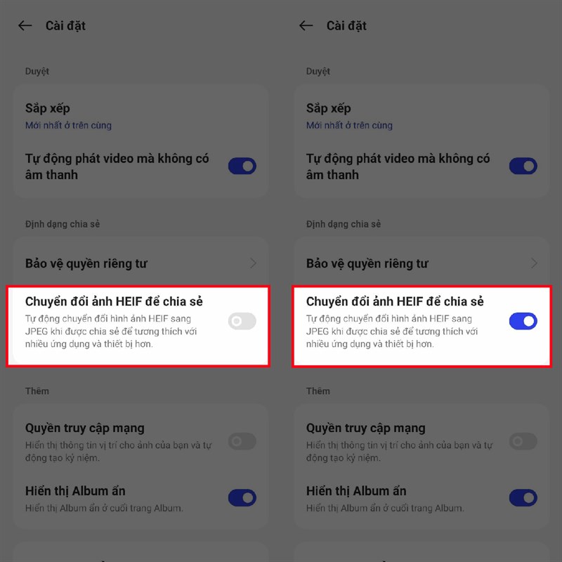 Hướng dẫn cách chuyển ảnh HEIC sang JPG trên realme