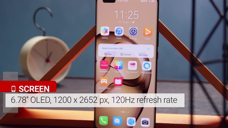 nova 11 Pro trang bị màn hình rộng 6.78 inch, tương tự phiên bản tiền nhiệm. nova 11 Pro trang bị màn hình rộng 6.78 inch, tương tự phiên bản tiền nhiệm.