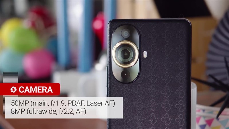Ở phần mặt sau, camera chính của nova 11 Pro sử dụng cảm biến 50 MP với kích thước pixel là 1.0 µm. Ở phần mặt sau, camera chính của nova 11 Pro sử dụng cảm biến 50 MP với kích thước pixel là 1.0 µm.