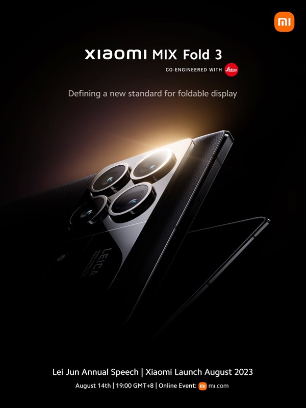 Poster giới thiệu Xiaomi MIX Fold 3