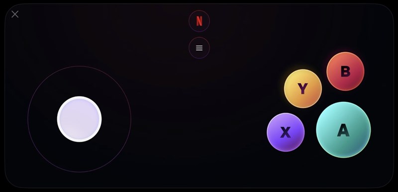 Giao diện của Netflix Game Controller Giao diện của Netflix Game Controller