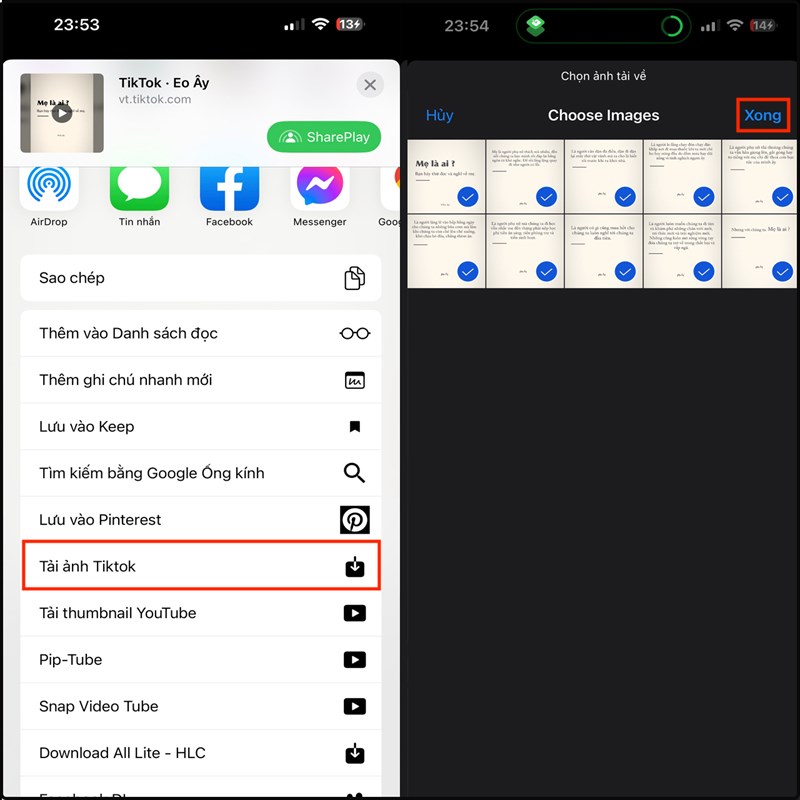 Cách tải ảnh TikTok không logo cho iPhone Cách tải ảnh TikTok không logo cho iPhone