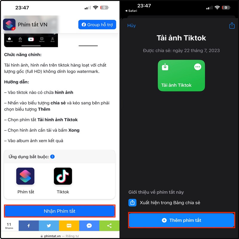 Cách tải ảnh TikTok không logo cho iPhone Cách tải ảnh TikTok không logo cho iPhone