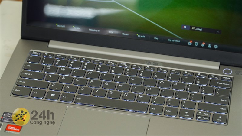 Lenovo ThinkBook 14 G3 ACL được trang bị bàn phím TKL rất dễ sử dụng Lenovo ThinkBook 14 G3 ACL được trang bị bàn phím TKL rất dễ sử dụng