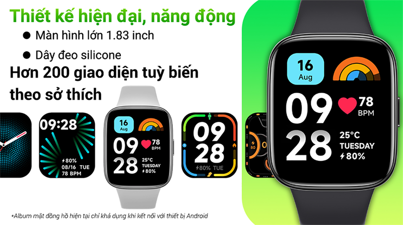 Hotsale: Cơ hội sở hữu Redmi Watch 3 Active chỉ 1.29 triệu, nhanh tay!