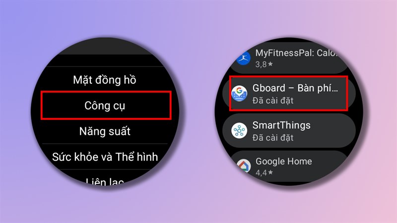 Cách đổi bàn phím trên Galaxy Watch6 Cách đổi bàn phím trên Galaxy Watch6
