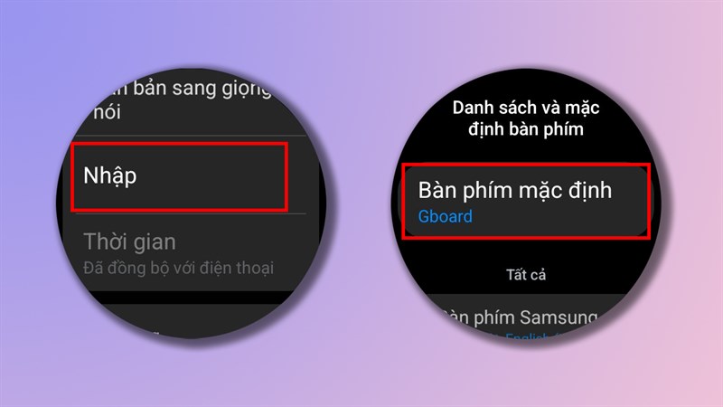 Cách đổi bàn phím trên Galaxy Watch6 Cách đổi bàn phím trên Galaxy Watch6