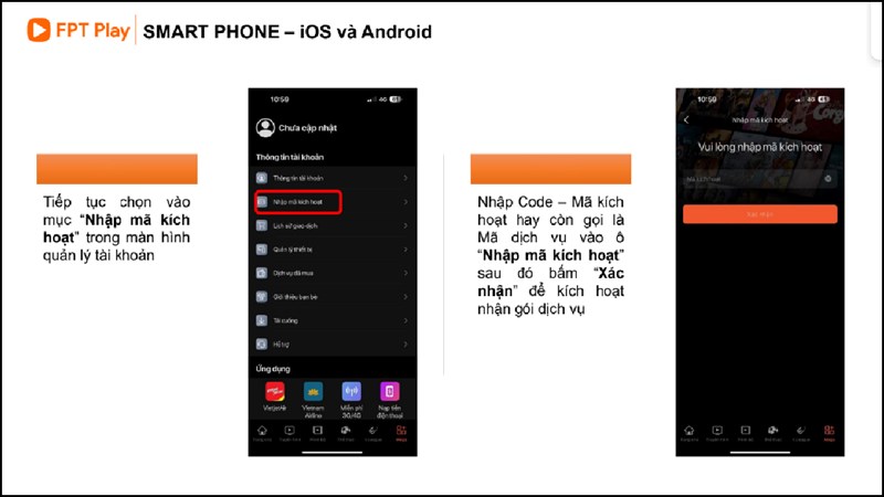 Cách kích hoạt code FPT Play Cách kích hoạt code FPT Play