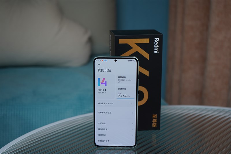 Redmi K60 Extreme sở hữu bộ cấu hình cực kỳ nổi trội trong tầm giá