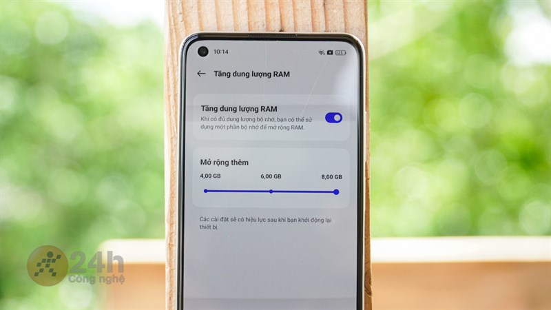 Vừa có bộ nhớ lớn, realme 11 còn có khả năng mở rộng thêm 8 GB RAM