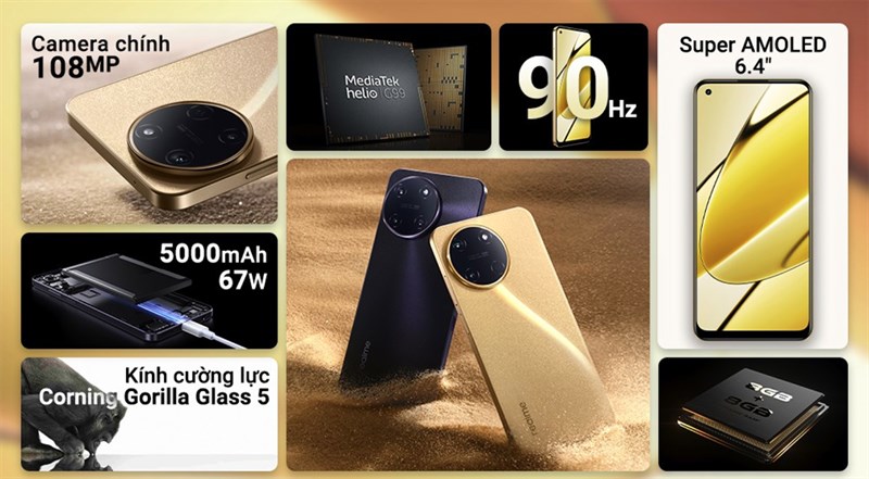 Combo ưu đãi: Giảm 400K kèm trả góp 0% khi mua realme 11 4G Combo ưu đãi: Giảm 400K kèm trả góp 0% khi mua realme 11 4G