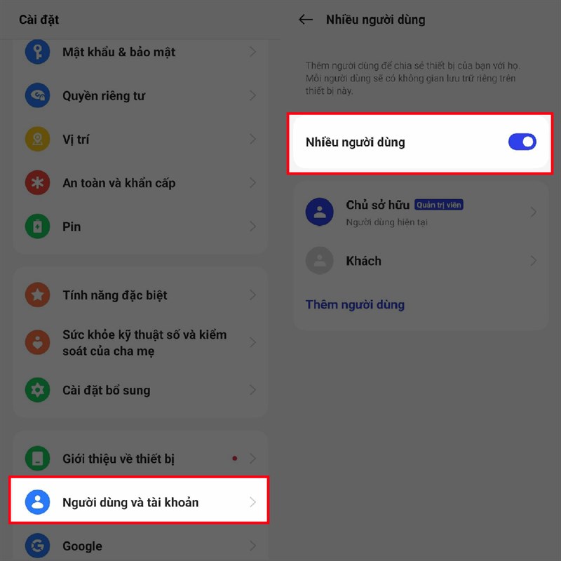 Cách tạo không gian khách trên realme 11 Cách tạo không gian khách trên realme 11