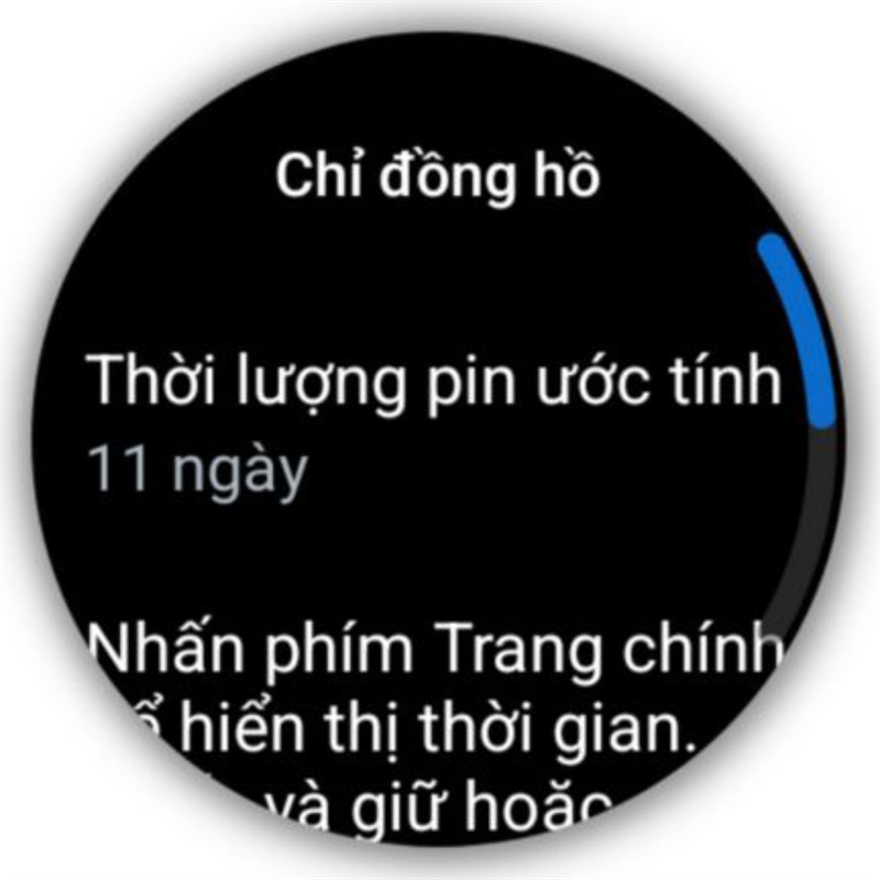 Chế độ chỉ đồng hồ trên Galaxy Watch6 Classic.