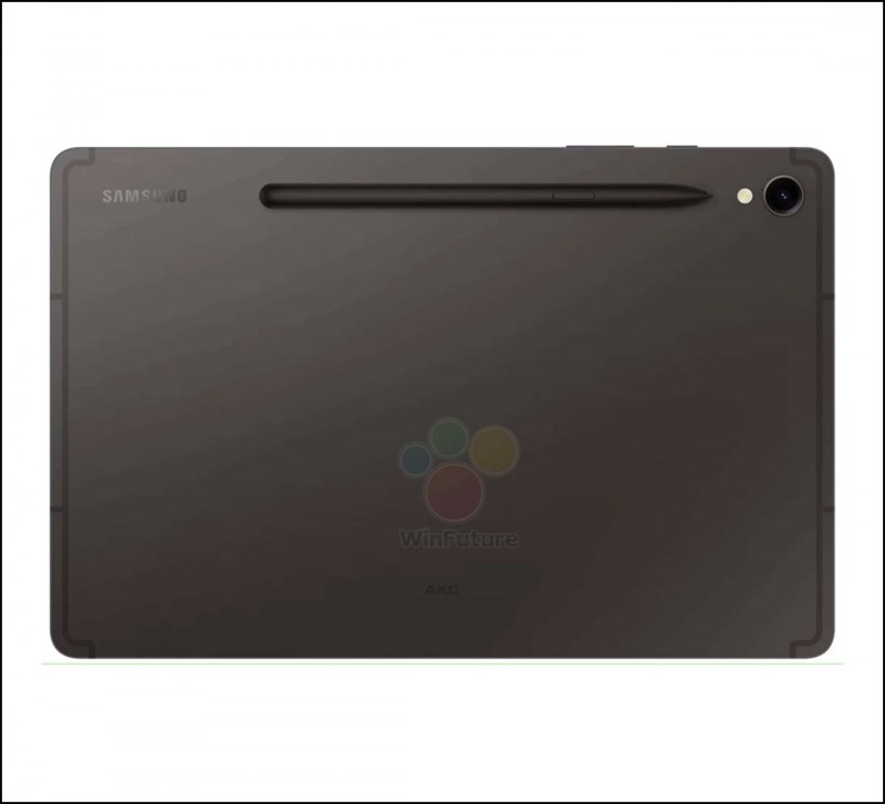 Hình ảnh thiết kế của Galaxy Tab S9 FE Hình ảnh thiết kế của Galaxy Tab S9 FE