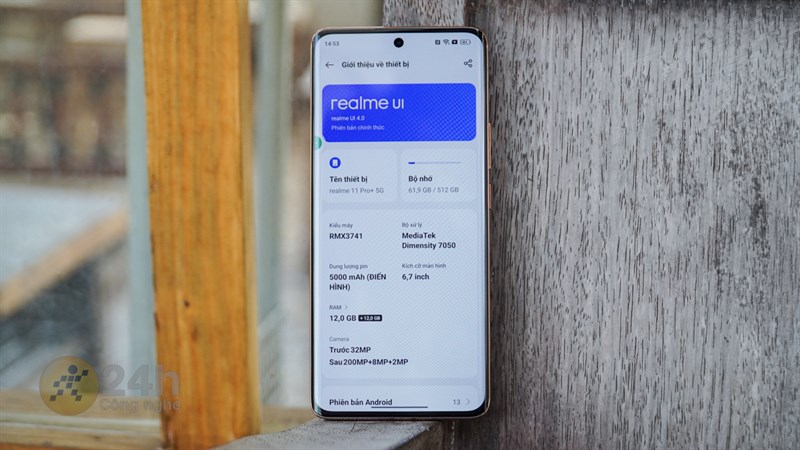  realme 11 Pro+ 5G được trang bị bộ cấu hình tốt