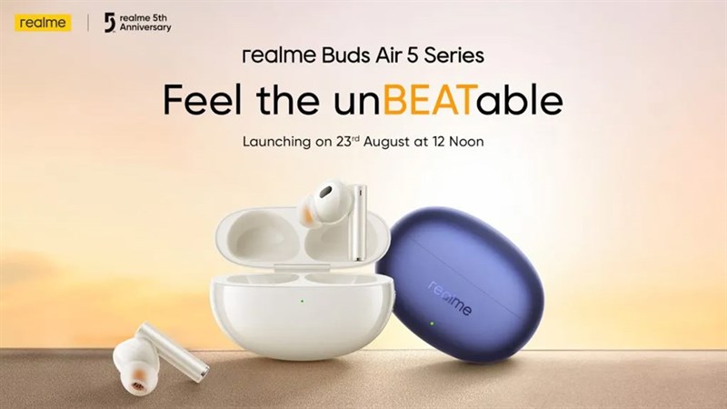 Ngoài bộ đôi realme 11, hãng còn cho ra mắt dòng tai nghe realme Buds Air 5