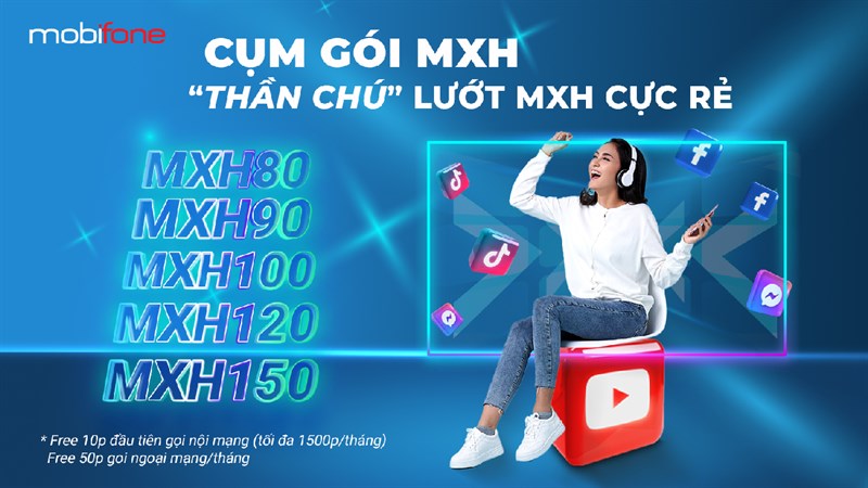 Gói cước mạng xã hội MobiFone Gói cước mạng xã hội MobiFone