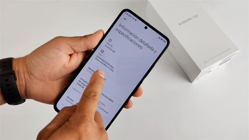 Thông số cấu hình Xiaomi 13T nổi bật với MediaTek Dimensity 8200 Ultra. Nguồn: Eufracio López 502.