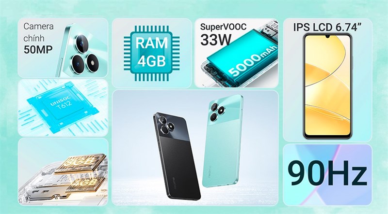 Mua điện thoại realme C51 chỉ cần 51K là có thật và giảm đến 51%