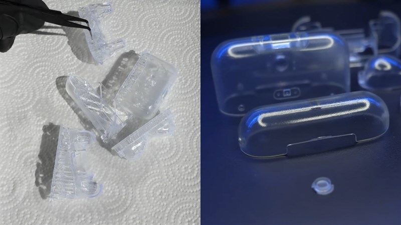 Có 3 bước chính cần làm để tạo ra được bộ vỏ trong suốt cho AirPods Pro Có 3 bước chính cần làm để tạo ra được bộ vỏ trong suốt cho AirPods Pro