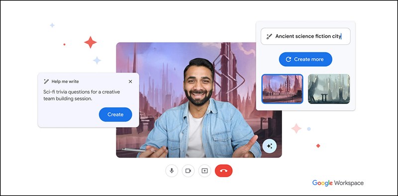 Duet AI có thể được sử dụng ngay trong ứng dụng Meets Duet AI có thể được sử dụng ngay trong ứng dụng Meets