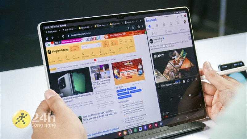 một ngày làm việc cùng Galaxy Tab S9 Ultra: Bền bỉ xứng tầm tablet cao cấp