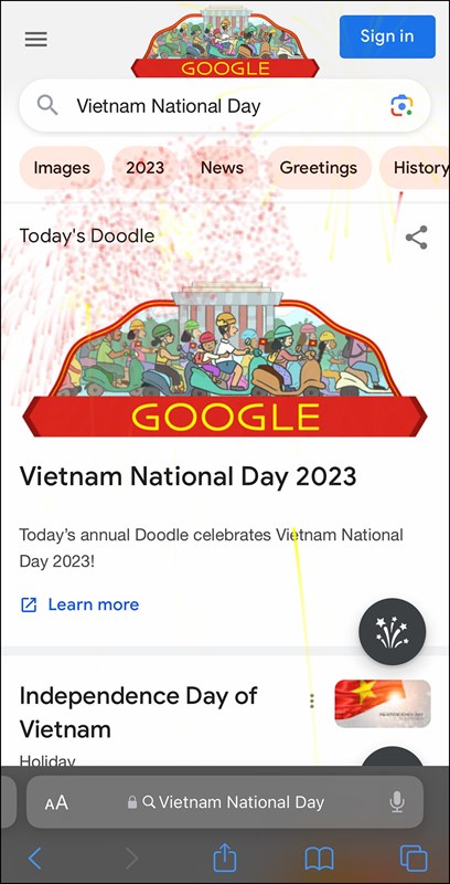 Giao diện Google trên điện thoại cũng sẽ hiển thị tương tự Giao diện Google trên điện thoại cũng sẽ hiển thị tương tự