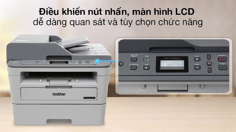 Brother DCP-B7535DW: Máy in đáng sở hữu, in Laser đa năng xịn sò!
