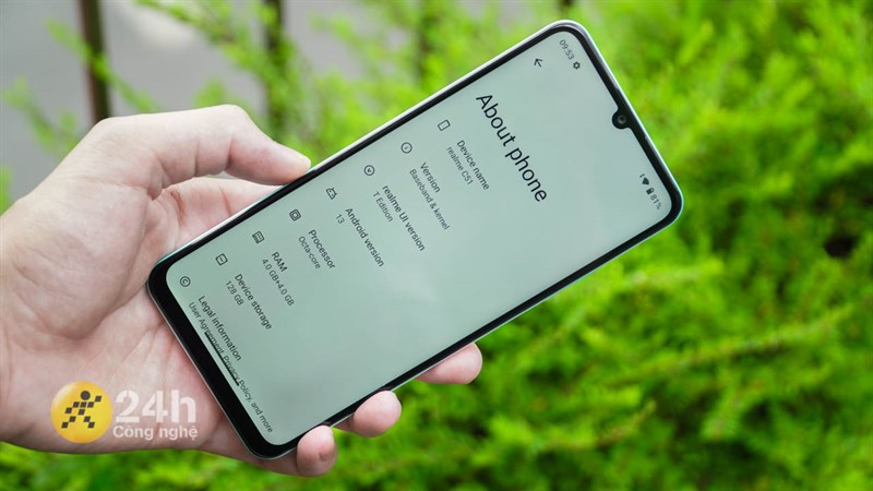 realme C51 sở hữu thông số cấu hình tương đối tốt so với mức giá mà thiết bị sở hữu.