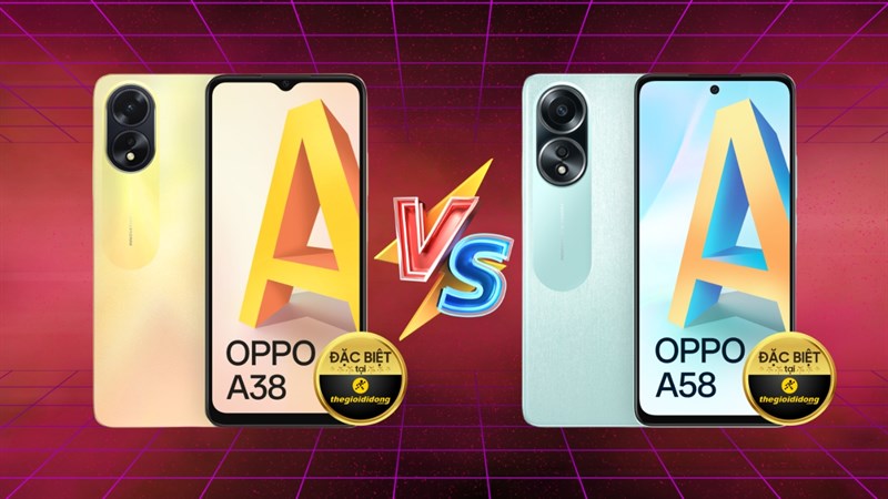 So sánh OPPO A38 và OPPO A58: Bộ đôi tầm trung giá rẻ đáng lưu tâm!