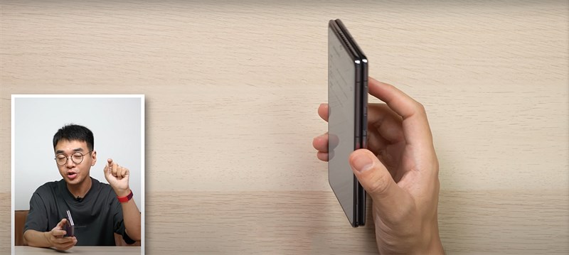 Bản lề của Huawei Mate X5 được hoàn thiện rất tốt Bản lề của Huawei Mate X5 được hoàn thiện rất tốt