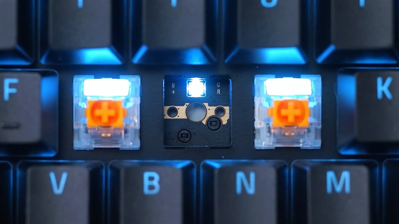 Razer BlackWidow V4 75% được trang bị switch Orange và hỗ trợ hotswap dễ thay thế Razer BlackWidow V4 75% được trang bị switch Orange và hỗ trợ hotswap dễ thay thế