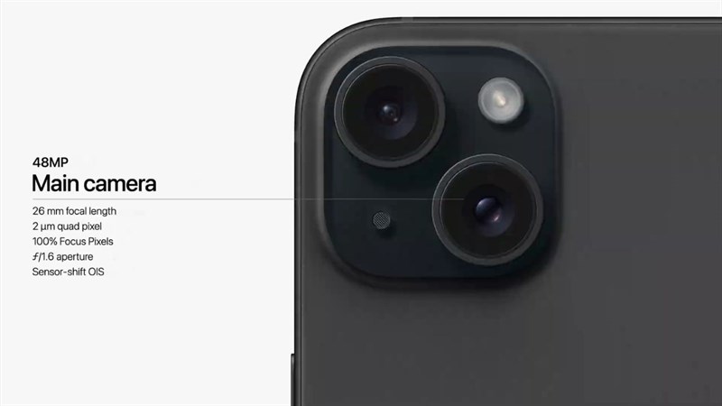 Việc nâng cấp độ phân giải camera chính giúp iPhone 15 Plus mang lại các bức ảnh có độ chi tiết tốt hơn.