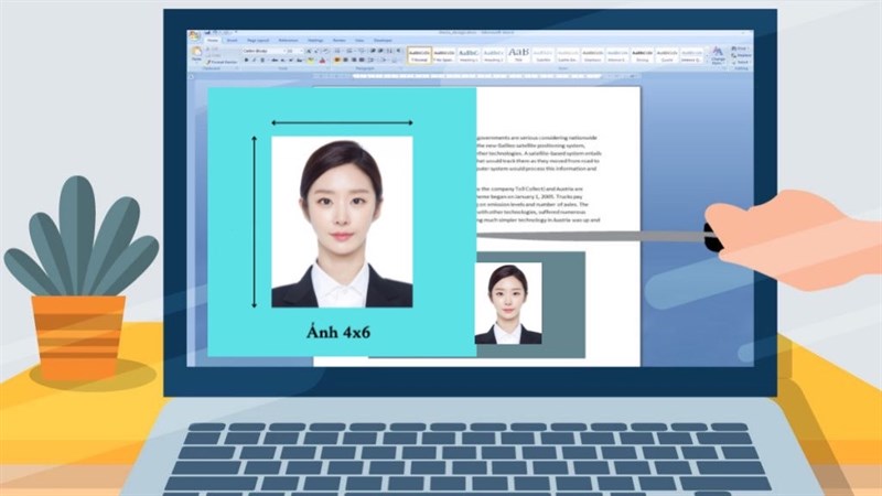 Cách chỉnh kích thước ảnh 4x6 trong Word