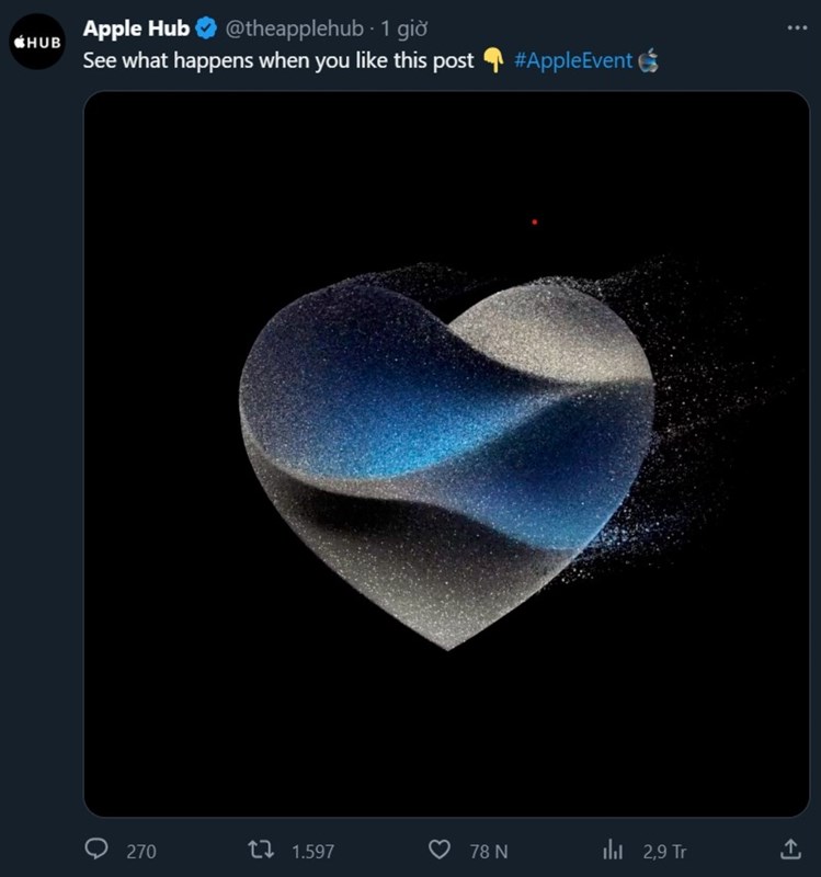 Apple sử dụng hashtag riêng cho sự kiện Wonderlust Apple sử dụng hashtag riêng cho sự kiện Wonderlust