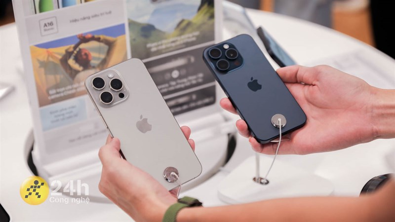 iPhone 15 Pro được nâng cấp về mặt hiệu năng vượt trội hơn với con hip A17 Pro Bionic iPhone 15 Pro được nâng cấp về mặt hiệu năng vượt trội hơn với con hip A17 Pro Bionic