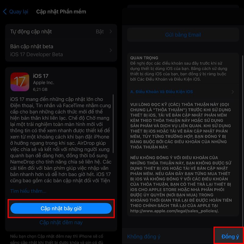 Cách cập nhật iOS 17 RC Cách cập nhật iOS 17 RC