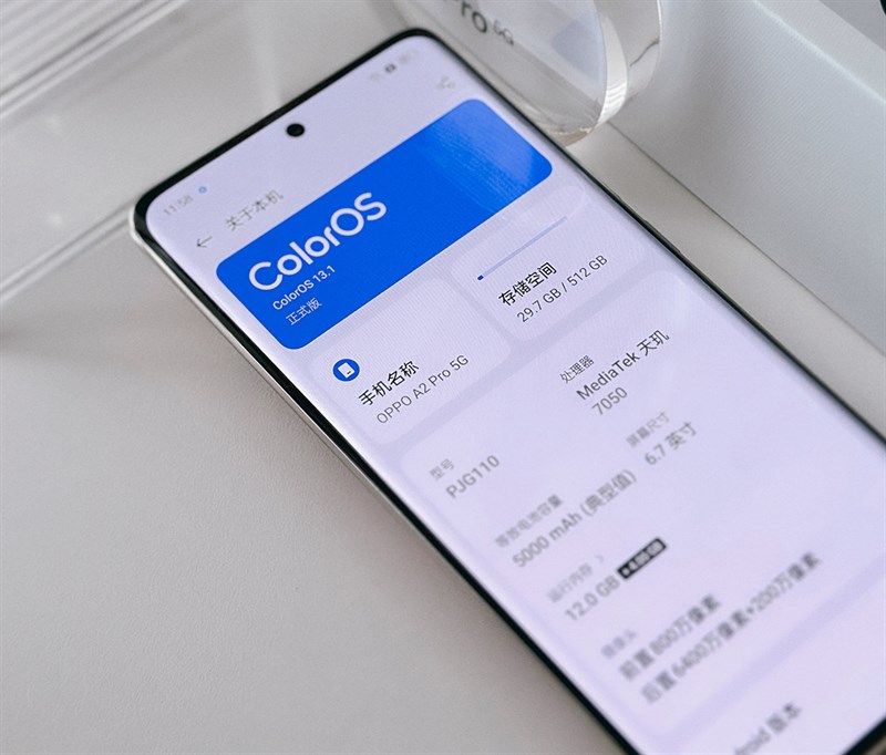 OPPO A2 Pro 5G được trang bị bộ cấu hình tốt OPPO A2 Pro 5G được trang bị bộ cấu hình tốt
