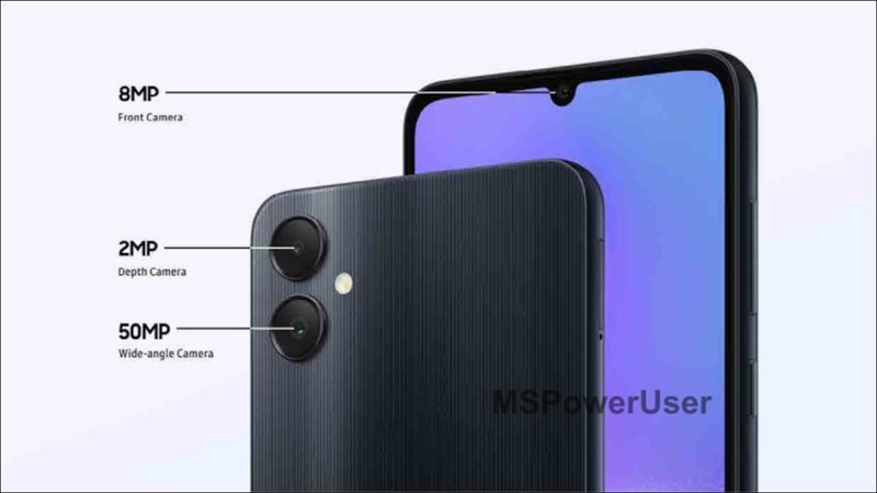 Cấu hình camera của Galaxy A05 Cấu hình camera của Galaxy A05