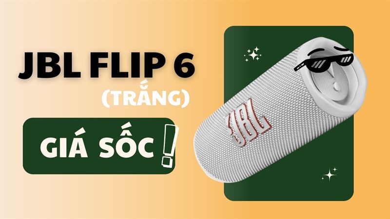 Có nên mua JBL Flip 6 trắng với mức giá rẻ nhất thị trường tại TGDĐ?