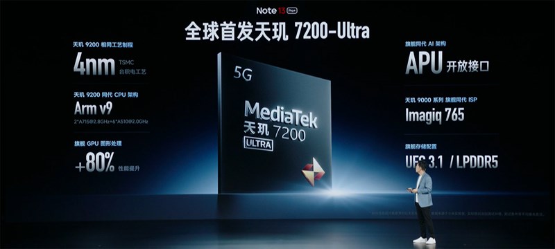 Redmi Note 13 Pro+ khiến mình rất hào hứng khi trang bị con chip Dimensity 7200 Ultra mới của nhà MediaTek Redmi Note 13 Pro+ khiến mình rất hào hứng khi trang bị con chip Dimensity 7200 Ultra mới của nhà MediaTek