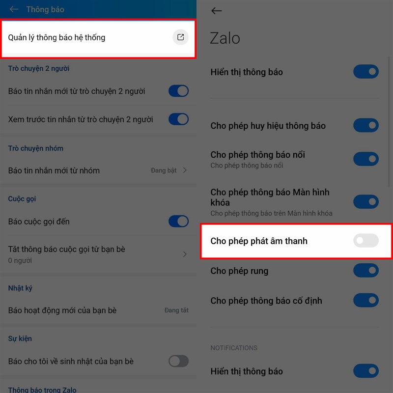 3 cách sửa lỗi thông báo tin nhắn Zalo không có tiếng