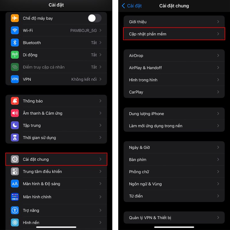 Cách cập nhật iOS 17 cho iPhone 13 Pro Cách cập nhật iOS 17 cho iPhone 13 Pro