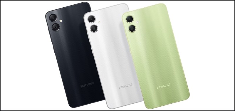 Galaxy A05 có ba tùy chọn màu sắc