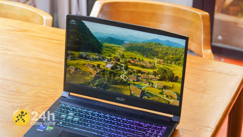 MSI Katana 15 B13VEK được trang bị màn hình IPS kích thước 15.6 inch, độ phân giải Full HD MSI Katana 15 B13VEK được trang bị màn hình IPS kích thước 15.6 inch, độ phân giải Full HD