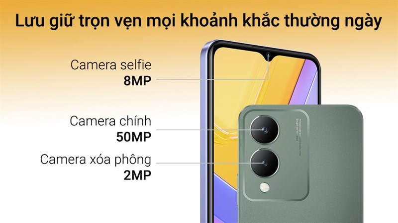 Camera 50 MP của Y17s giúp lưu trữ lại các khoảnh khắc đẹp đẽ