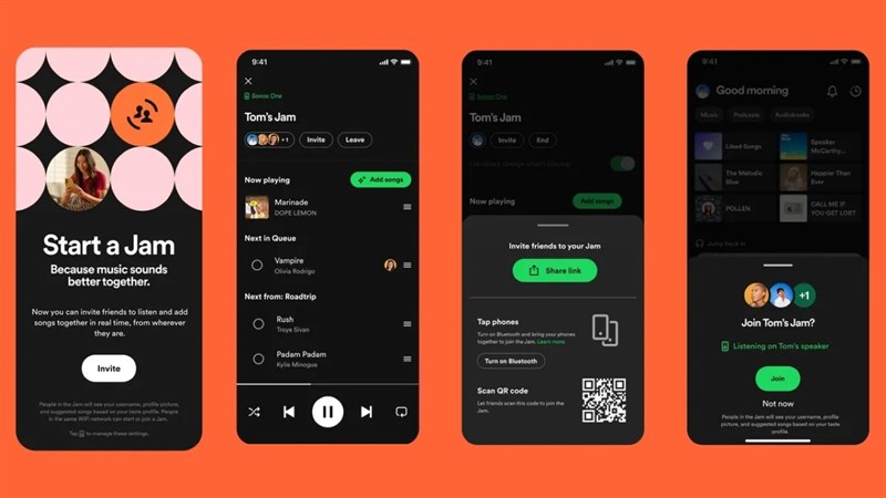 Tính năng Jam đòi hỏi phải là thành viên Premium cũng như phiên bản ứng dụng đang là mới nhất Tính năng Jam đòi hỏi phải là thành viên Premium cũng như phiên bản ứng dụng đang là mới nhất