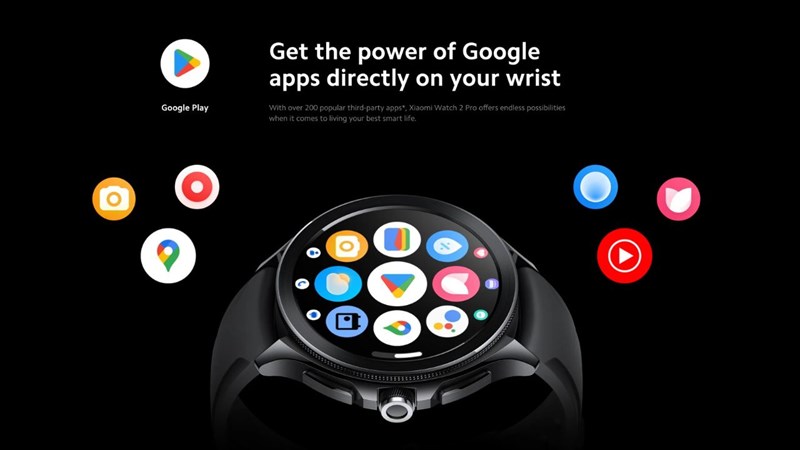 Xiaomi Watch 2 Pro có cấu hình mạnh mẽ trên nền hệ điều hành Wear OS