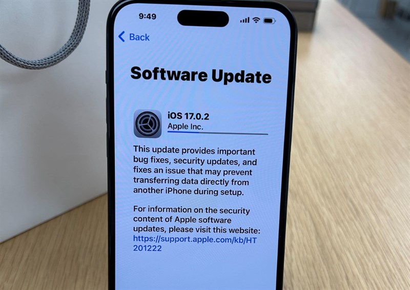 Bản cập nhật sửa lỗi quan trọng khiến iPhone cũ không thể truyền dữ liệu lên iPhone mới Bản cập nhật sửa lỗi quan trọng khiến iPhone cũ không thể truyền dữ liệu lên iPhone mới